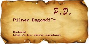 Pilner Dagomér névjegykártya